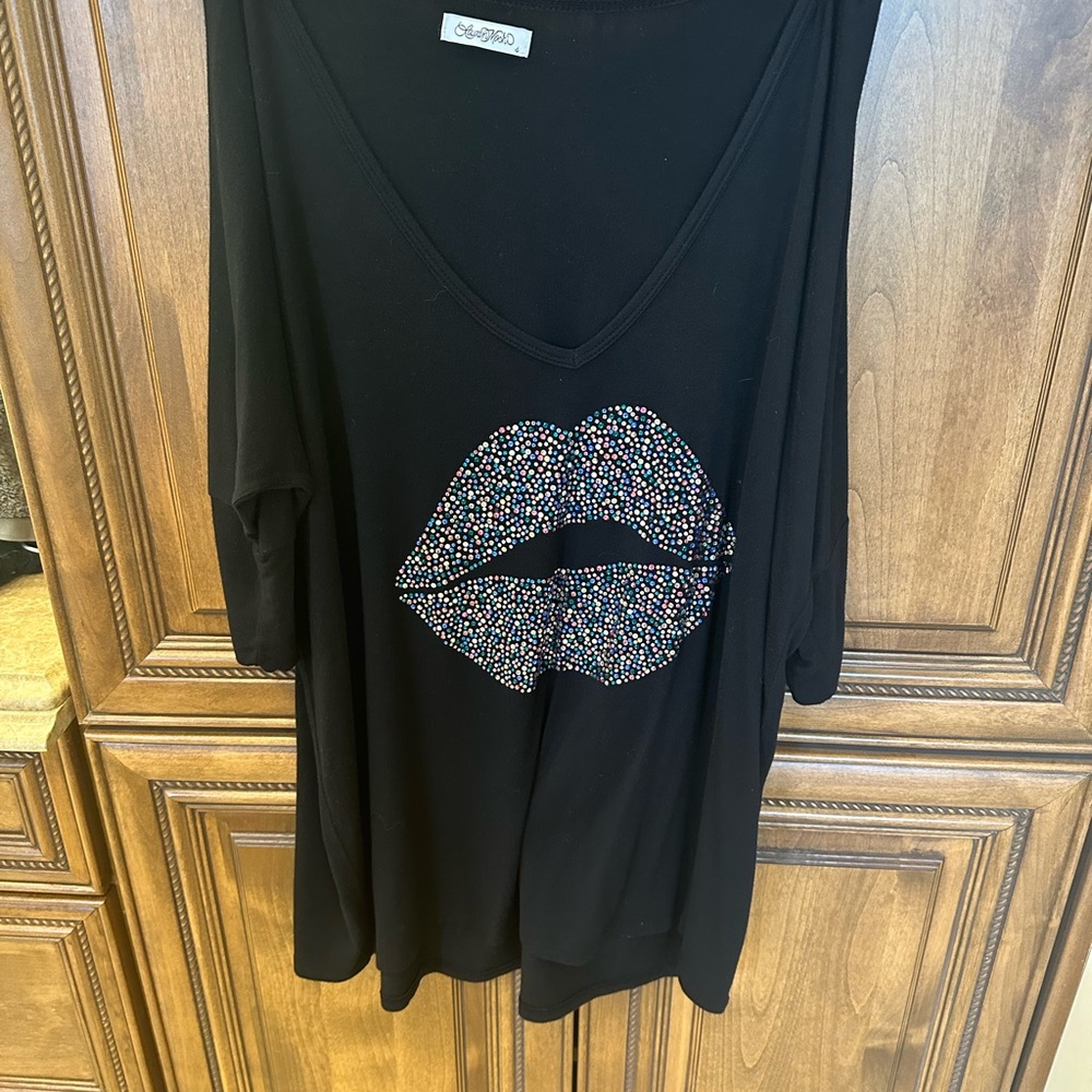 Lauren Moshi Eva Sprinkle Lip Top